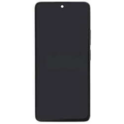 Дисплей (екран) Xiaomi Redmi Note 14 5G, З сенсорним склом, З рамкою, Amoled, Чорний