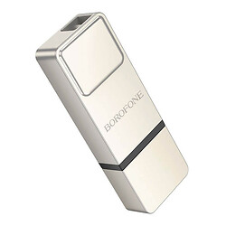 USB Flash Borofone BUD6, 128 Гб., Серебряный