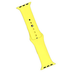 Ремешок Apple Watch 38 / Watch 40, Silicone WatchBand, Pale Lemon, Желтый