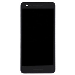 Дисплей (экран) Nokia 2.1 Dual Sim, Original (PRC), С сенсорным стеклом, С рамкой, Черный