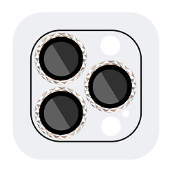 Захисне скло камери Apple iPhone 14 Pro / iPhone 14 Pro Max, Metal Shine, Срібний