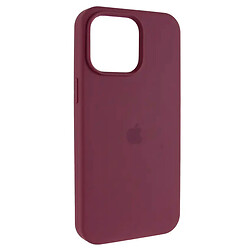 Чехол (накладка) Apple iPhone 14, Silicone Classic Case, MagSafe, Plum, Бордовый