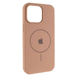 Чехол (накладка) Apple iPhone 14, Air Beats Logo, MagSafe, Desert Gold, Бежевый