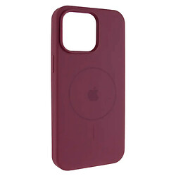 Чехол (накладка) Apple iPhone 14, Air Beats Logo, MagSafe, Plum, Бордовый