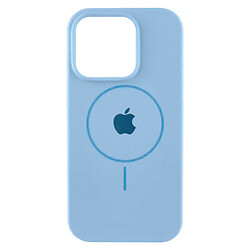 Чехол (накладка) Apple iPhone 14, Air Beats Logo, MagSafe, Lilac Blue, Голубой