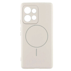 Чехол (накладка) Motorola Edge 50 Pro, Air Beats, MagSafe, Белый
