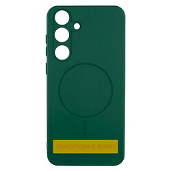 Чехол (накладка) Samsung Galaxy S25 Edge, Air Beats, MagSafe, Dark Green, Зеленый