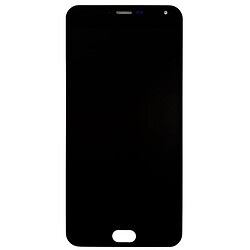 Дисплей (екран) Meizu M2 Note, Original (PRC), З сенсорним склом, Без рамки, Чорний