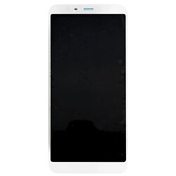 Дисплей (екран) Meizu M8c, Original (100%), З сенсорним склом, Без рамки, Білий