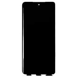 Дисплей (екран) Motorola XT2243 Edge 30 Fusion, З сенсорним склом, Без рамки, Amoled, Чорний