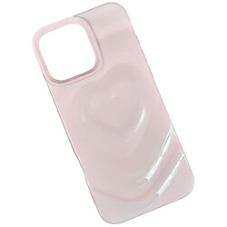 Чехол (накладка) Apple iPhone 15 Pro Max, Heart Glow 3D, Розовый
