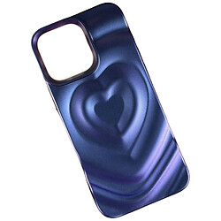 Чехол (накладка) Apple iPhone 16 Pro Max, Heart Glow 3D, Iridescent, Синий
