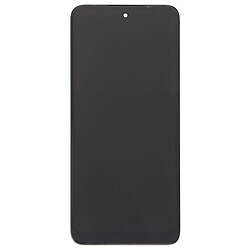 Дисплей (екран) Motorola XT2433 Moto G35, Original (PRC), З сенсорним склом, З рамкою, Чорний