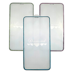 Захисне скло Apple iPhone 11 Pro / iPhone X / iPhone XS, Color Diamond, Чорний