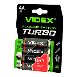 Батарейка Videx LR06/AA Turbo