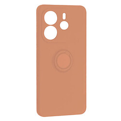 Чехол (накладка) Xiaomi Redmi Note 14, Ring Color, Розовый
