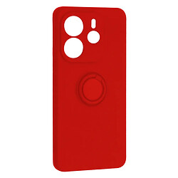 Чохол (накладка) Xiaomi Redmi Note 14 5G, Ring Color, Червоний