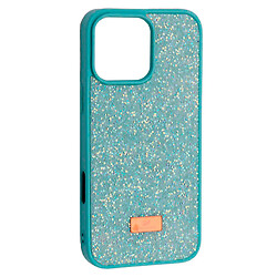 Чехол (накладка) Apple iPhone 14, Swarovski Diamond, Синий