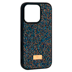 Чехол (накладка) Apple iPhone 14, Swarovski Diamond, Dark Blue, Синий