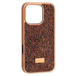 Чехол (накладка) Apple iPhone 14, Swarovski Diamond, Золотой