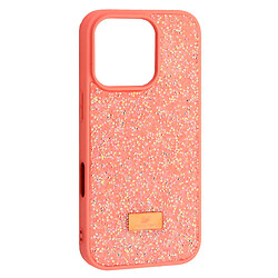 Чохол (накладка) Apple iPhone 14, Swarovski Diamond, Рожевий