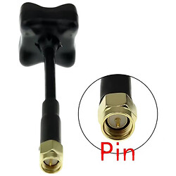 Антенна всенаправленная черная, длинная 85мм, TBS 5.8 G, 1.6 DBI SMA