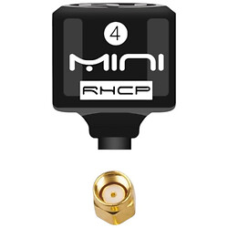 Антенна всенаправленная черная, короткая Lollipop 5.8 G, 2.8 dBi RHCP, RP-SMA