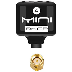 Антенна всенаправленная черная, короткая Lollipop 5.8 G, 2.8 dBi RHCP, SMA