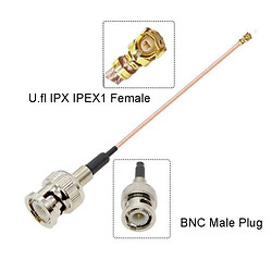 Кабель-переходник RF BNC-M-IPEX-1F-10