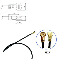 Кабель-перехідник RF CAB-RF-END-IPX/IPEX3/U.FL 015