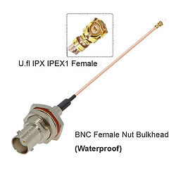 Кабель-перехідник RF WP-BNC-F-IPEX-1F-10