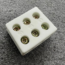 Колодка сполучна Ceramic Terminal 6 holes 36*30*20mm. D:5.5mm