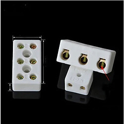 Колодка соединительная Ceramic Terminal 8 holes 47*28*20mm. D:5.5mm