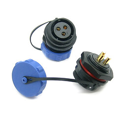 Круглый герметичный разъем IP68 W21A2-03