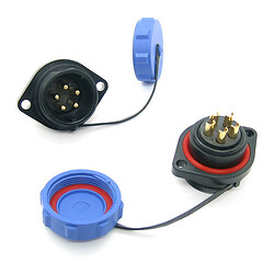 Круглый герметичный разъем IP68 W21B3-05A