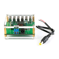 Мініатюрний модуль живлення DC-DC Step Down 8-40V to 6USB