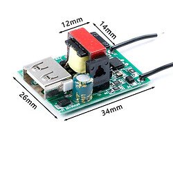 Мініатюрний модуль живлення USB-DC-DC-StepDown-5V-1A