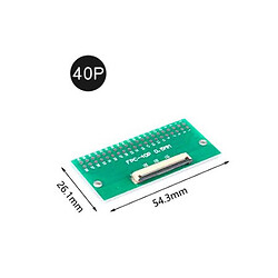 Роз'єм FFC-PFC 0.5-40P-FPC-Adapter