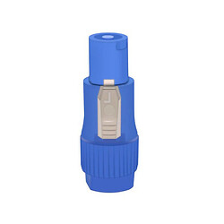 Разъем цилиндрический соединительный POWERCON 3P Plug Blue