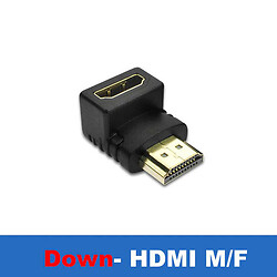 Разъемы HDMI HDMI M-F Down 90