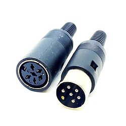 Роз'єми Mini DIN DIN-6P