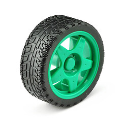 Роботизована платформа Car Wheel Green