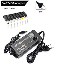 Мережевий адаптер ADJ AC/DC Adapter 3-12V 5A with 8 connectors