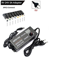 Мережевий адаптер ADJ AC/DC Adapter 9-24V 3A with 8 connectors