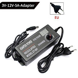 Мережевий адаптер Adjustable Power Supply Adapter 3-12V 5A