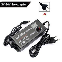 Мережевий адаптер Adjustable Power Supply Adapter 3-24V 2A