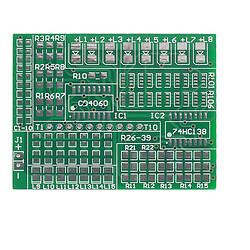 Электронный набор SMD Component Practice Soldering GREEN PCB
