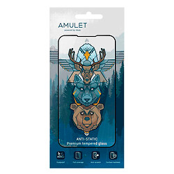 Защитное стекло Samsung S721 Galaxy S24 FE, AMULET HD Antistatic, 2.5D, Черный
