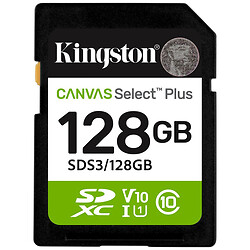 Карта пам'яті Kingston Canvas Select Plus, 128 Гб.
