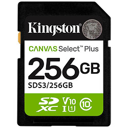 Карта памяти Kingston Canvas Select Plus, 256 Гб.